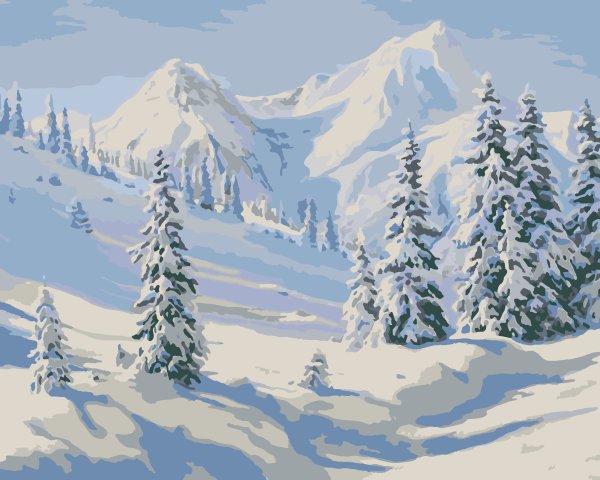 Смена осени на зиму арт