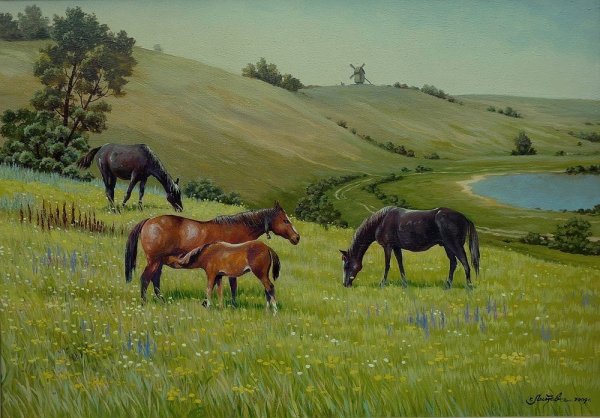 Пейзажи Литвиненко художник Геннадий Литвиненко Донские пейзажи