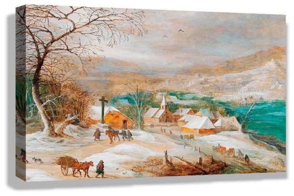 "Зима. Катанье на коньках" брейгель Питер младший