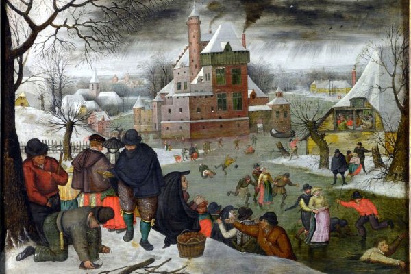 Брейгель ещё в 1566 году изобразил тебя идущего на работу по снегу