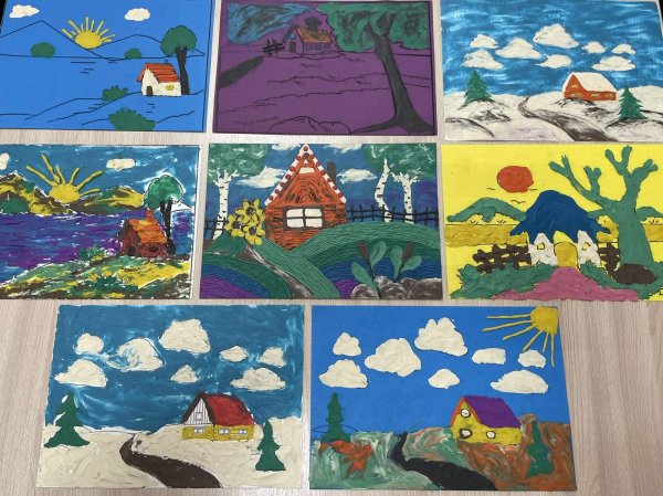 Картины из пластилина