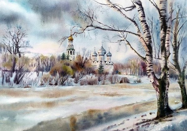 Весна художник Анастасия Беседина