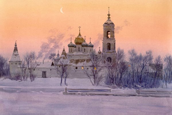 Сергей Андрияка зимние пейзажи