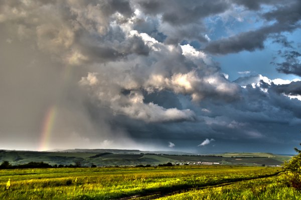 Солнце после грозы