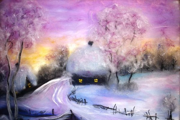 Рисование зима