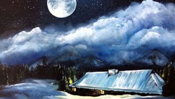 Зимние рисунки