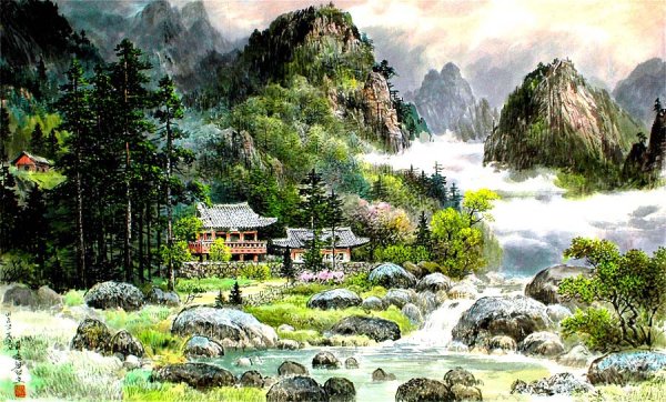 Корейские художники пейзажисты