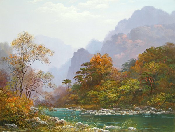 Дворец в Японии с сакурой