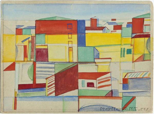 Супрематический пейзаж