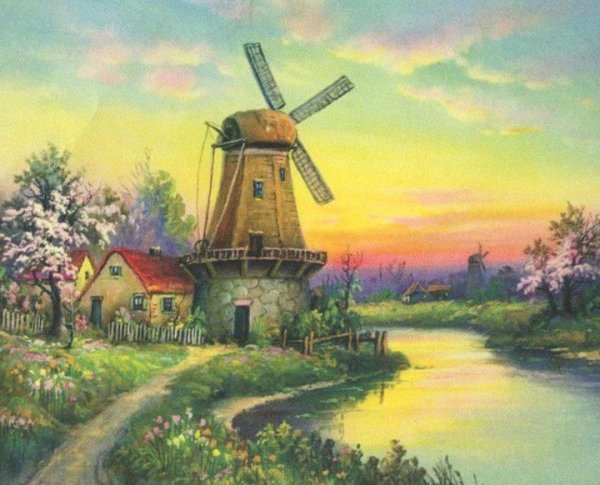 Томас Кинкейд водяная мельница