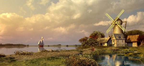 Доминик Дэвисон художник мельница