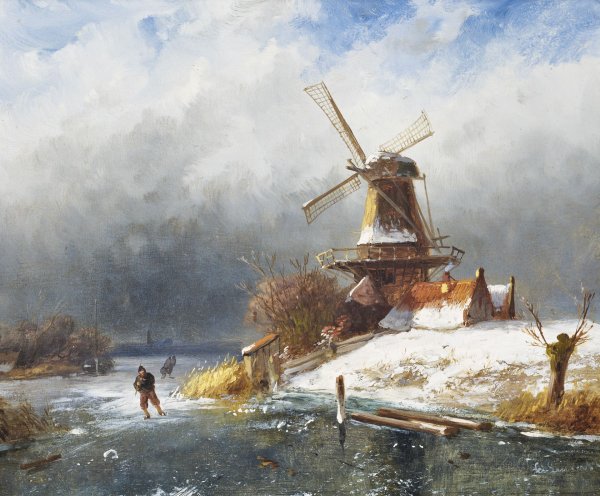 Шарль Лейкерт лето мельницы