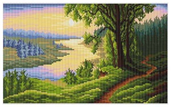 Наборы вышивки крестиком РТО Излучина реки