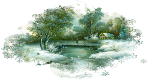 Клипарты на прозрачном фоне пейзажи