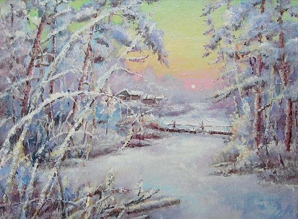 Пейзажи художника романа Романова