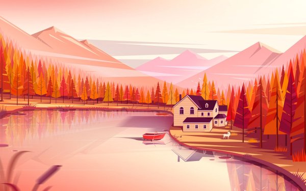 Стилизованные горы