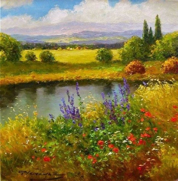 Gerhard Nesvadba австрийский художник