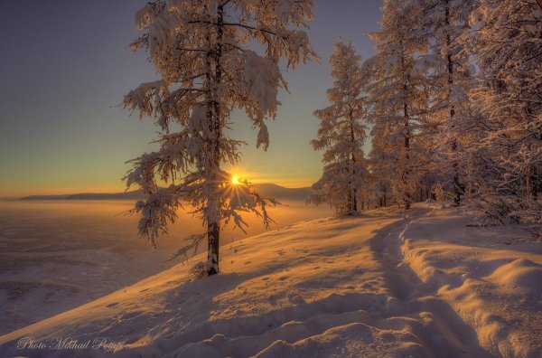 Природа Якутии зимой