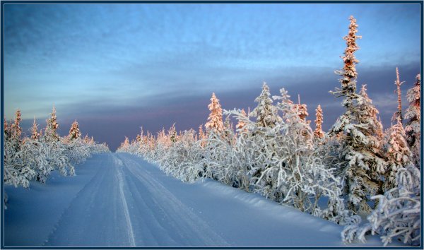Север Якутия Мороз
