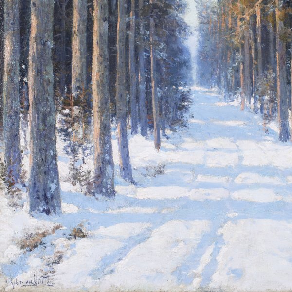 Константин Крыжицкий зимние картины