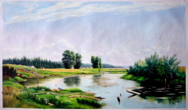 Иван Шишкин пейзаж с озером