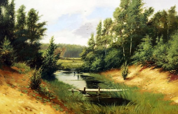 Шишкин туманное утро 1885