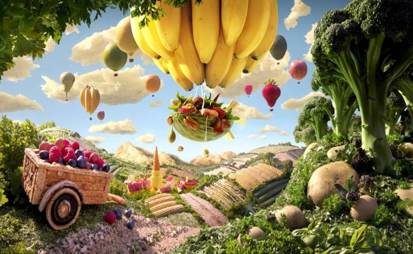 Съедобные картины Карла Уорнера