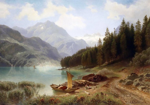 Художник Фредерик Кесслер (Friedrich August Kessler, 1826 -
