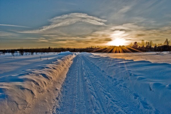 Снежное поле