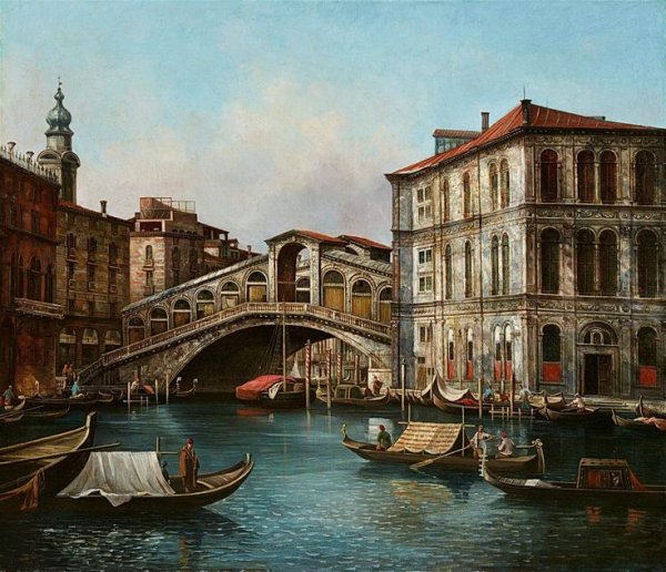 Каналетто мост Риальто в Венеции