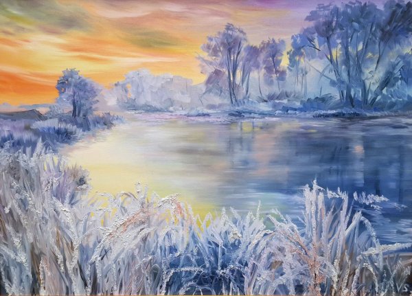 Живопись в холодных тонах