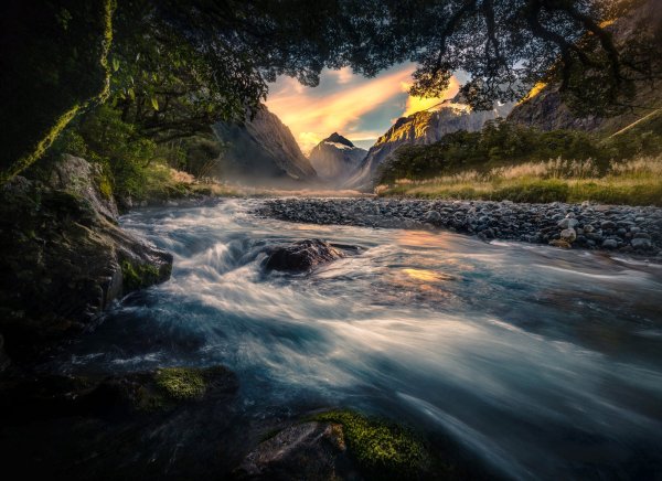 Река Таранаки новая Зеландия