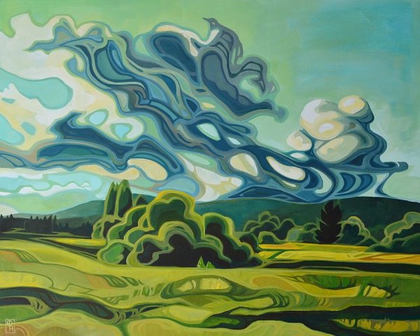 Стилизованный пейзаж