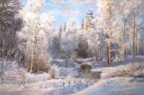 Живописные пейзажи художника Сергея Басова