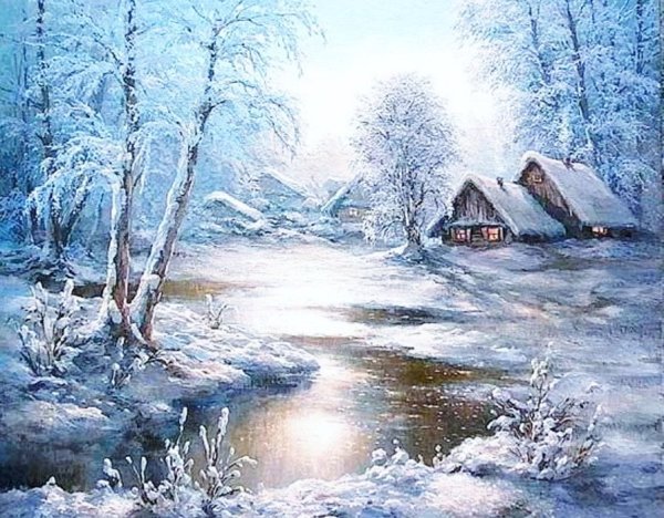 Михаил Сатаров зимний пейзаж