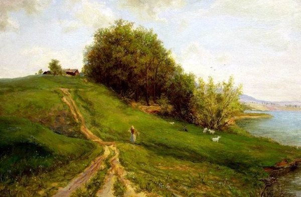 А. Саврасов. «Радуга». 1875 Г.