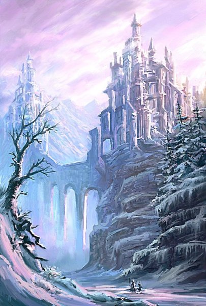 Зима рисунок