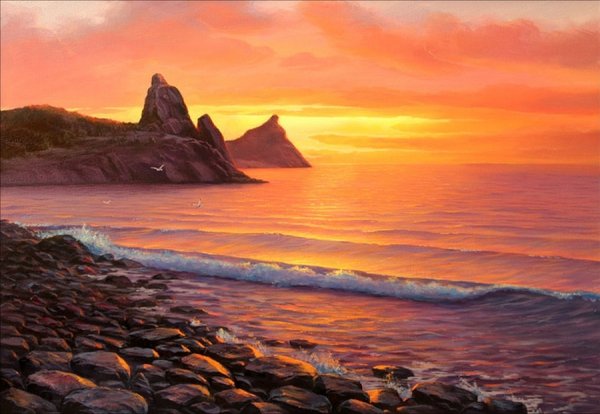 Море рисунок