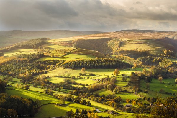 Холмы Шотландии Англия