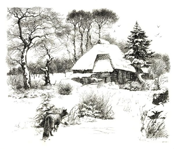 Пейзаж в графике