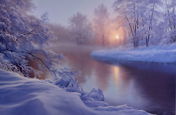 Сергей Капырин художник зима