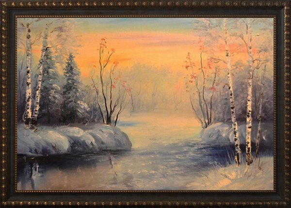 Алексей Рычков художник зимний пейзаж