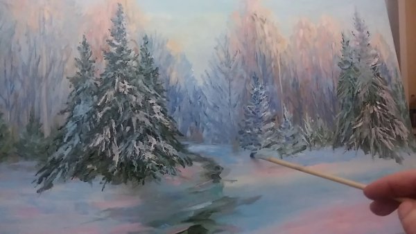 Зимние пейзажи Игоря Сахарова