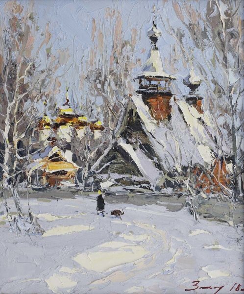 Константин Коровин зима в Лапландии