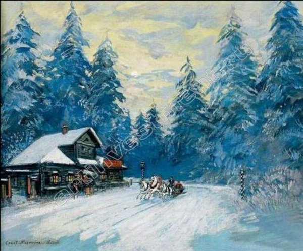 Константин Коровин русская зима