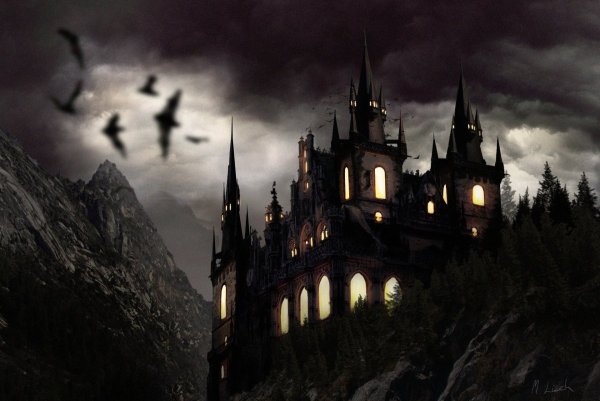 Замок Дракулы арт