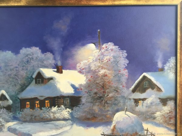 Художник Сергей Кольба картины зима