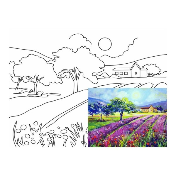 Пейзаж шаблон