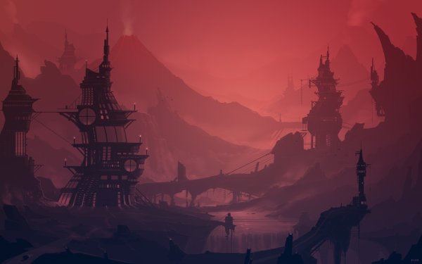 Фэнтези город