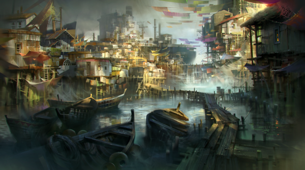 Город на воде фэнтези